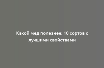 Какой мед полезнее: 10 сортов с лучшими свойствами